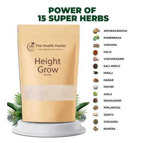 Height Healer Herbal Height Growth Powder β Natural Height Booster Supplement