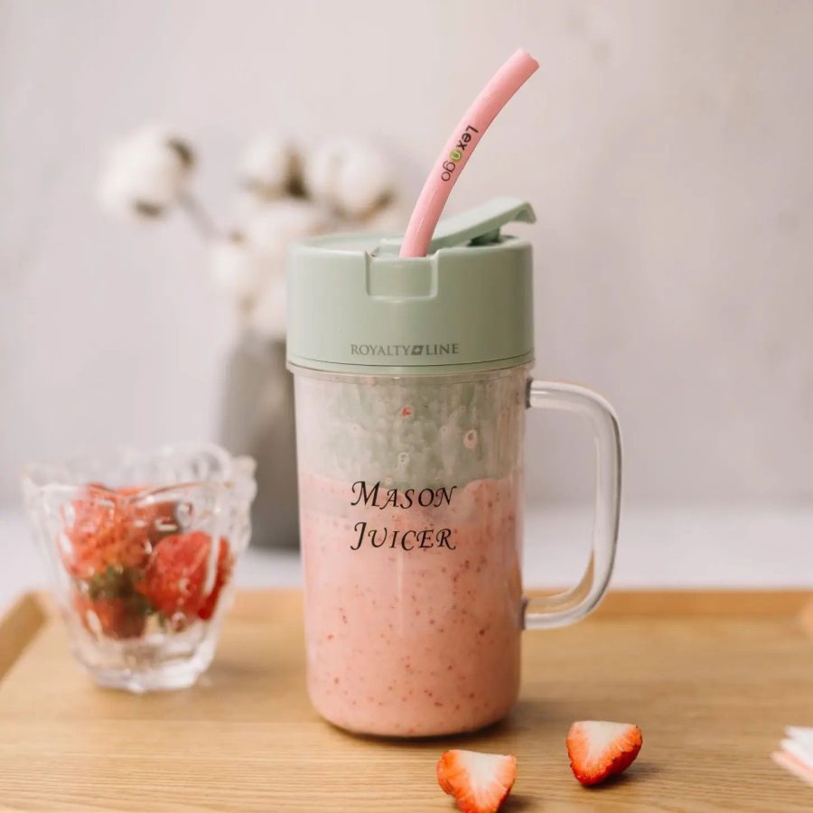 Mini Portable Juicer Blender with Built-in Straw – Compact Fruit Extractor for Travel & Home GetSet