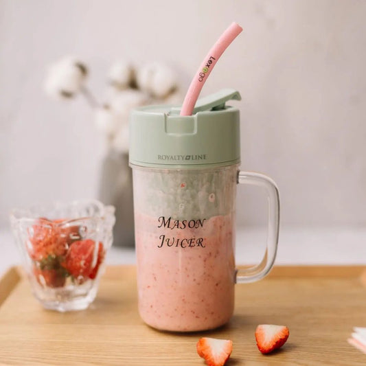Mini Portable Juicer Blender with Built-in Straw – Compact Fruit Extractor for Travel & Home GetSet