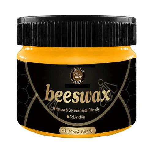 Natural beeswax polish for cleaning, restoring, and protecting wooden furniture.